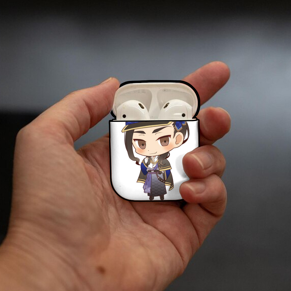 東京リベンジャーズ Tokyo Revengers AirPods 第2世代保護ケース ハードシェル ブラック 耐衝撃・防指紋・カラビナ付き