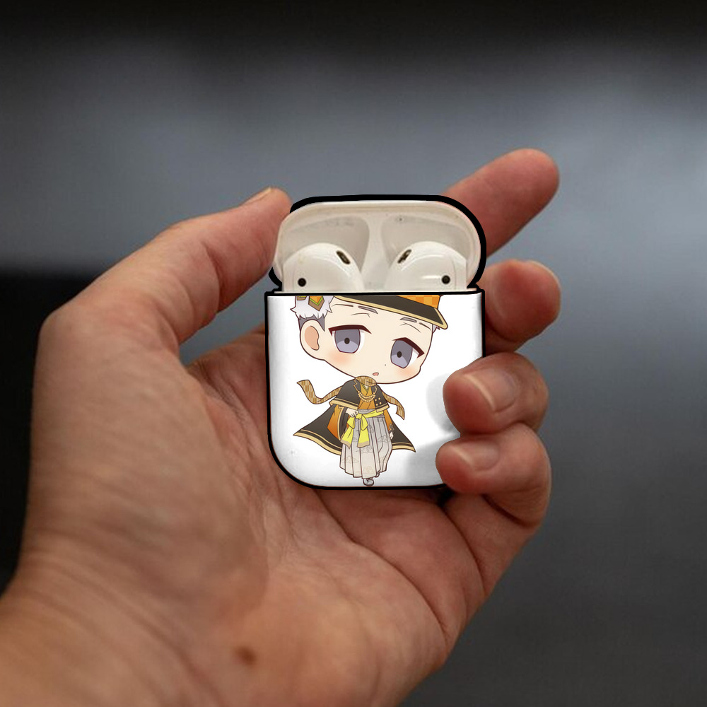 東京リベンジャーズ Tokyo Revengers AirPods 第2世代保護ケース ハードシェル ブラック 耐衝撃・防指紋・カラビナ付き