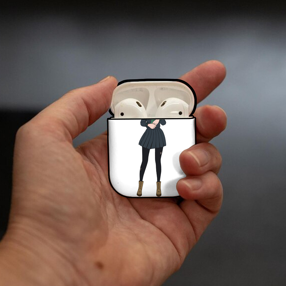 東京リベンジャーズ Tokyo Revengers AirPods 第2世代保護ケース ハードシェル ブラック 耐衝撃・防指紋・カラビナ付き