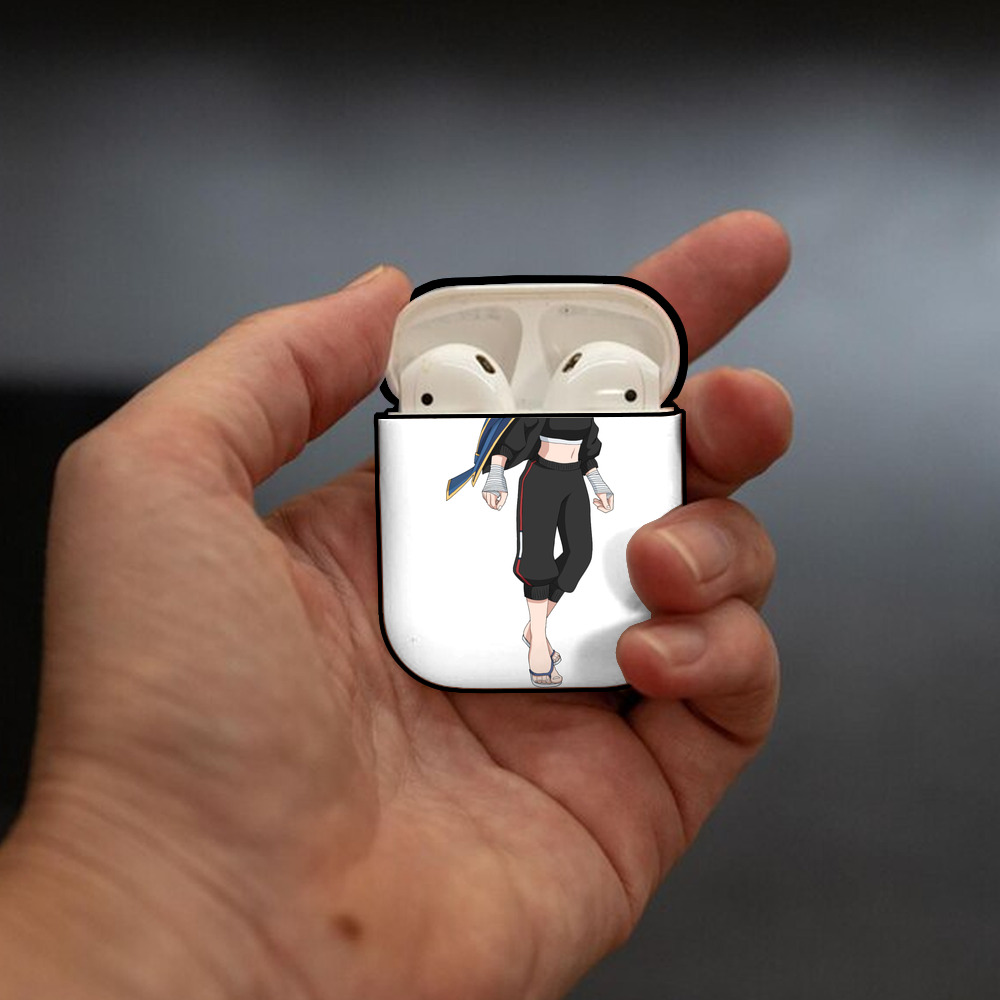 東京リベンジャーズ Tokyo Revengers AirPods 第2世代保護ケース ハードシェル ブラック 耐衝撃・防指紋・カラビナ付き