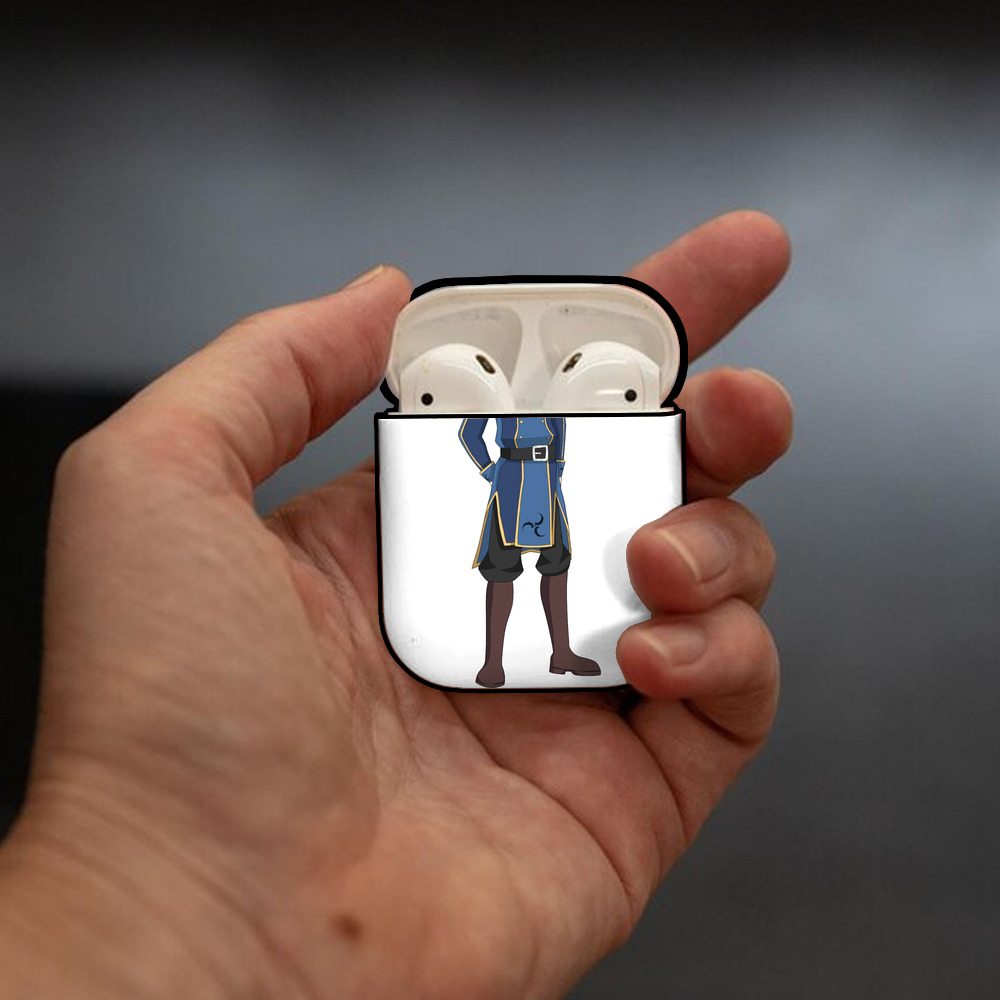 東京リベンジャーズ Tokyo Revengers AirPods 第2世代保護ケース ハードシェル ブラック 耐衝撃・防指紋・カラビナ付き