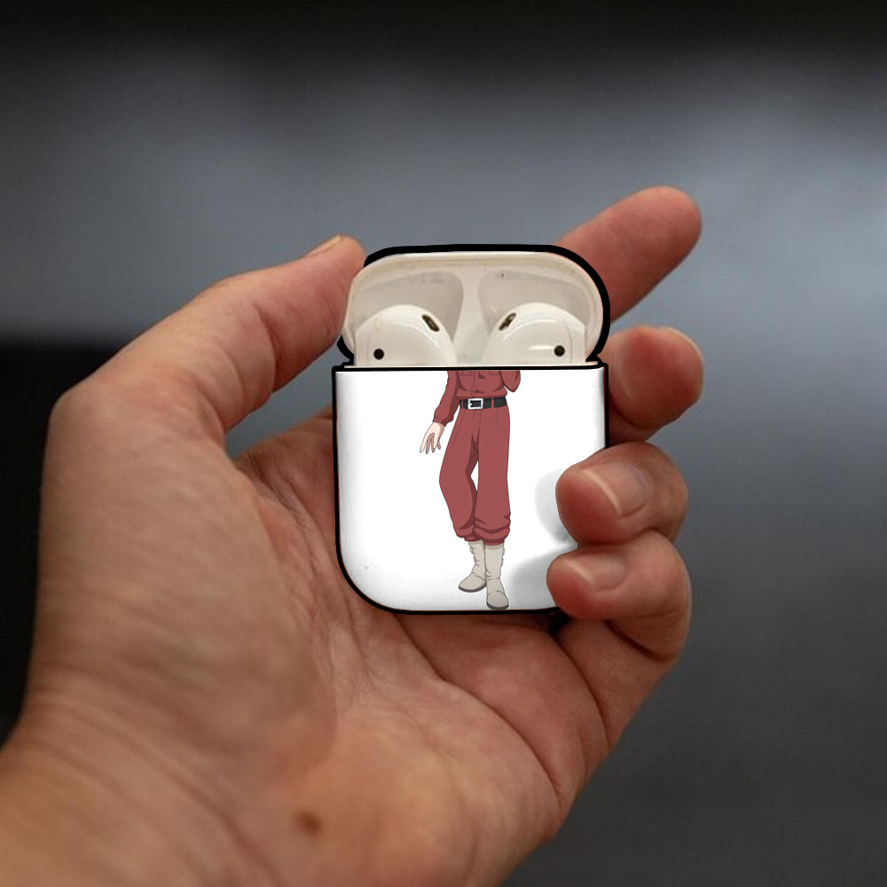 東京リベンジャーズ Tokyo Revengers AirPods 第2世代保護ケース ハードシェル ブラック 耐衝撃・防指紋・カラビナ付き