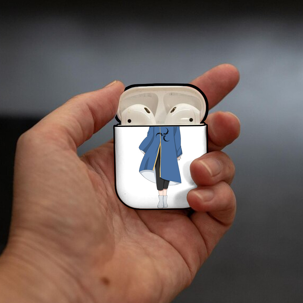 東京リベンジャーズ Tokyo Revengers AirPods 第2世代保護ケース ハードシェル ブラック 耐衝撃・防指紋・カラビナ付き
