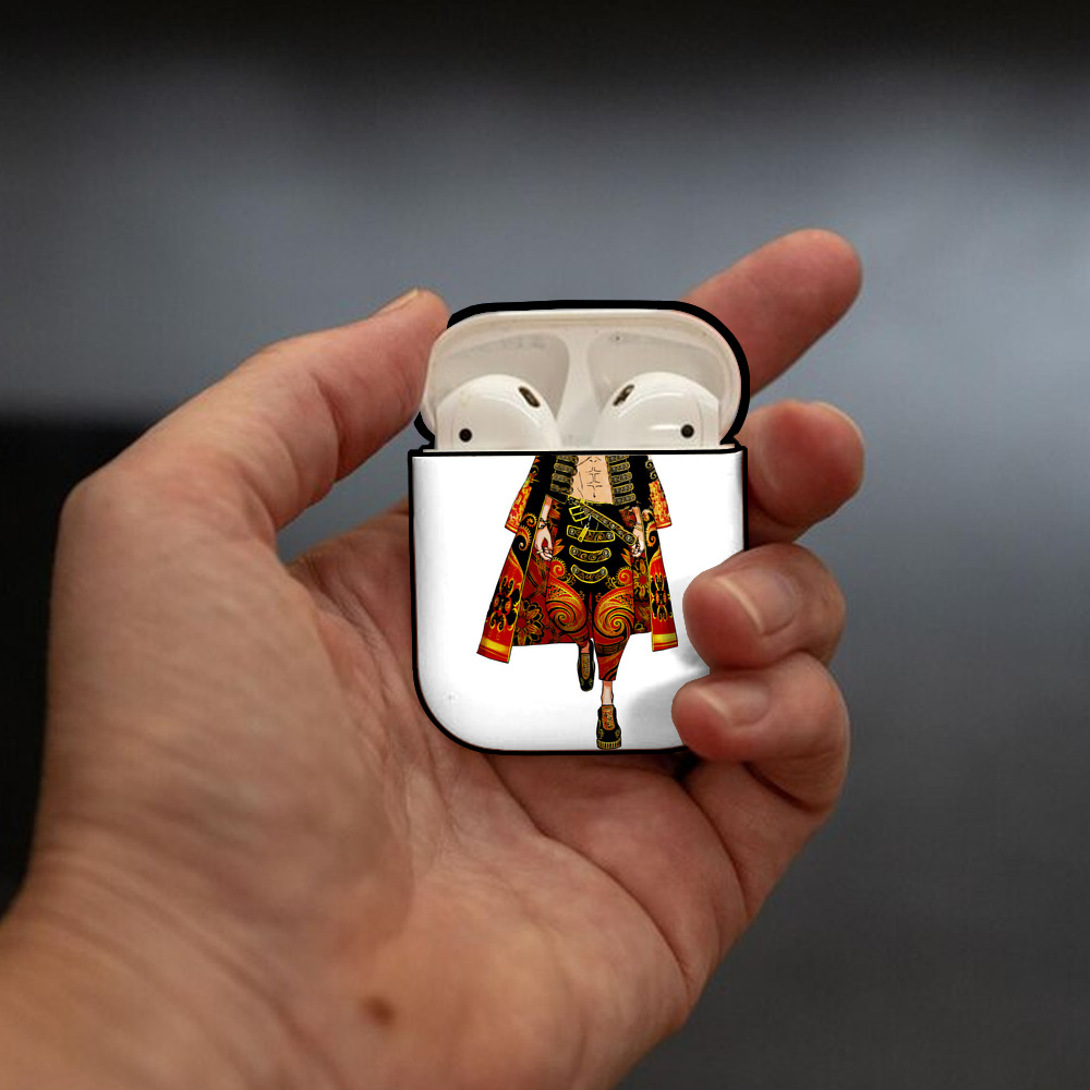 東京リベンジャーズ Tokyo Revengers AirPods 第2世代保護ケース ハードシェル ブラック 耐衝撃・防指紋・カラビナ付き