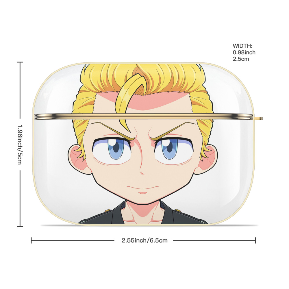 東京リベンジャーズ Tokyo Revengers 【AirPods Pro用】ハードシェル保護ケース｜耐衝撃・防指紋・カラビナ付き商品仕様