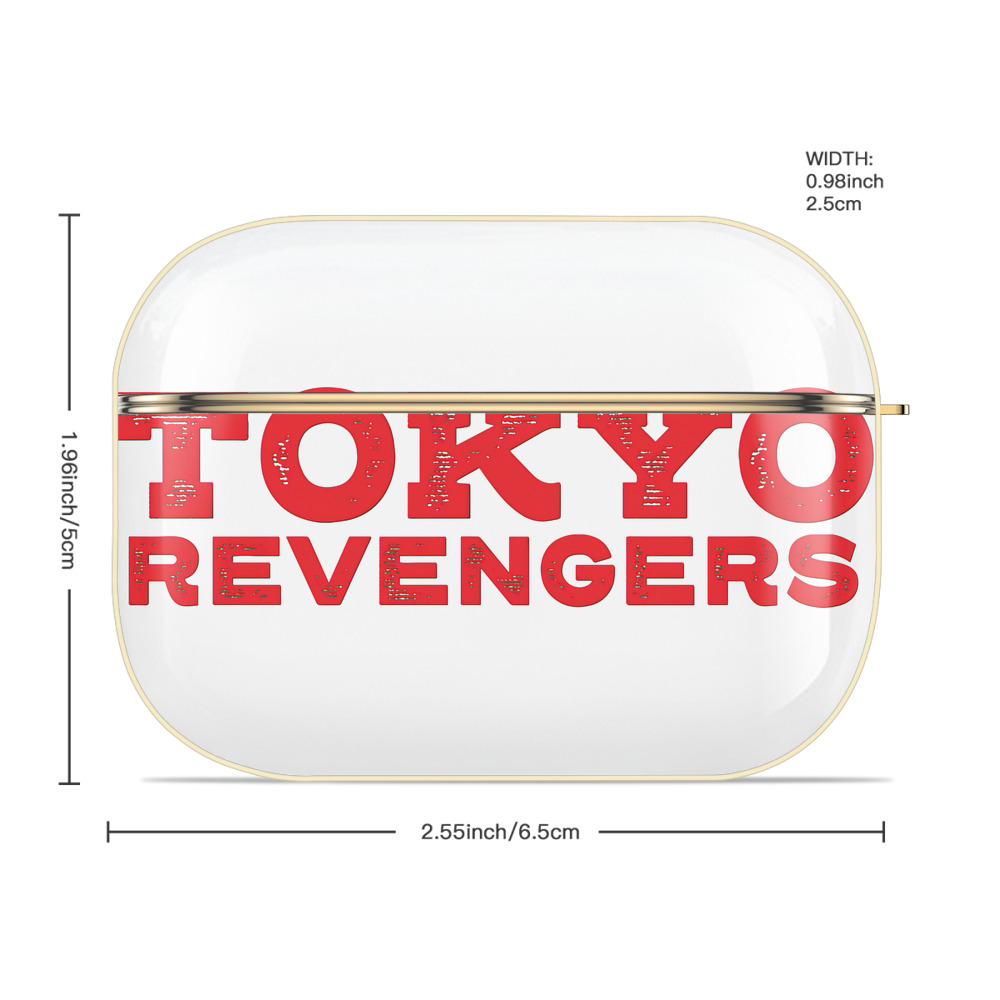 東京リベンジャーズ Tokyo Revengers 【AirPods Pro用】ハードシェル保護ケース｜耐衝撃・防指紋・カラビナ付き商品仕様