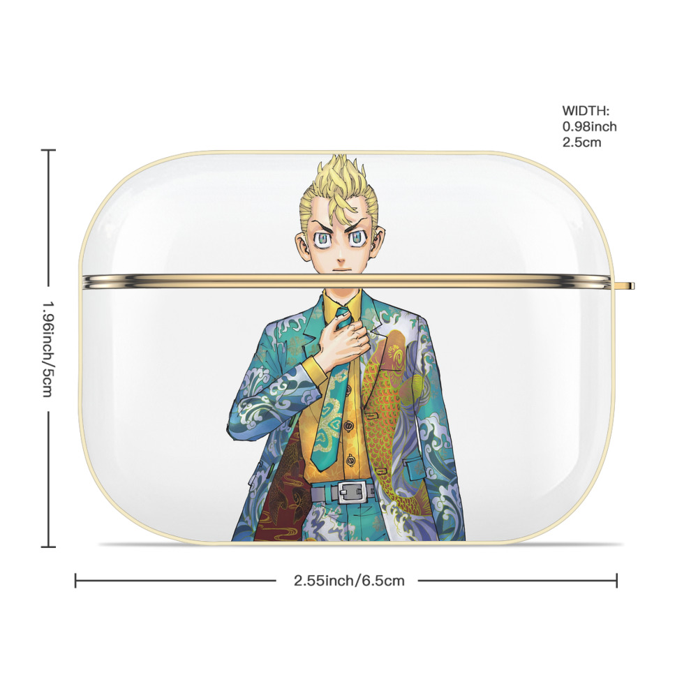 東京リベンジャーズ Tokyo Revengers 【AirPods Pro用】ハードシェル保護ケース｜耐衝撃・防指紋・カラビナ付き商品仕様