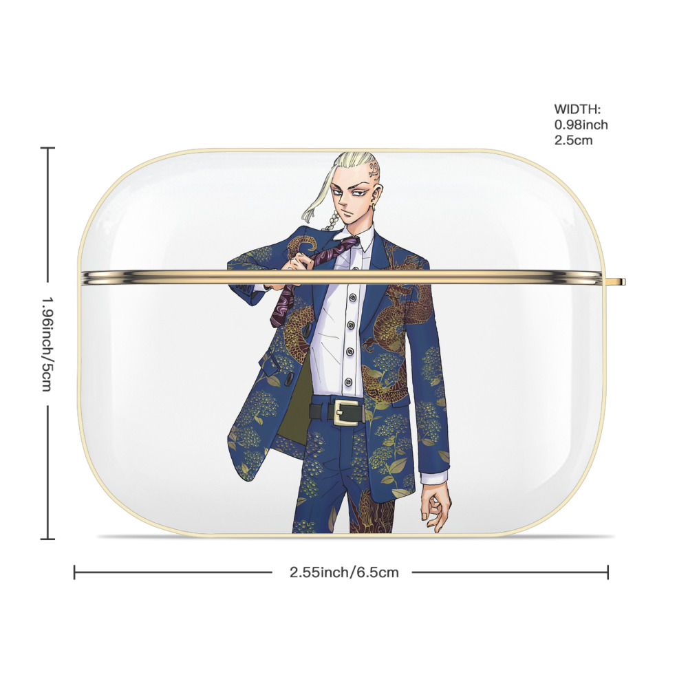 東京リベンジャーズ Tokyo Revengers 【AirPods Pro用】ハードシェル保護ケース｜耐衝撃・防指紋・カラビナ付き商品仕様