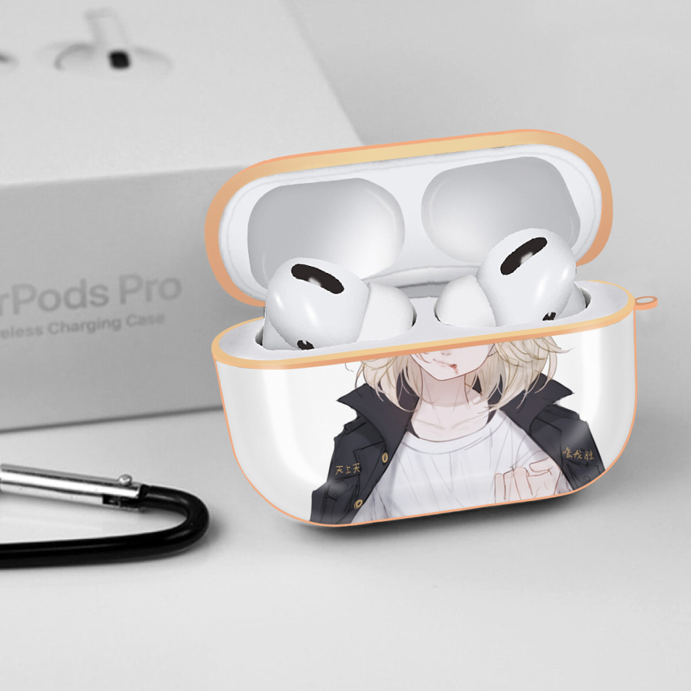 東京リベンジャーズ Tokyo Revengers 【AirPods Pro用】ハードシェル保護ケース｜耐衝撃・防指紋・カラビナ付き商品仕様