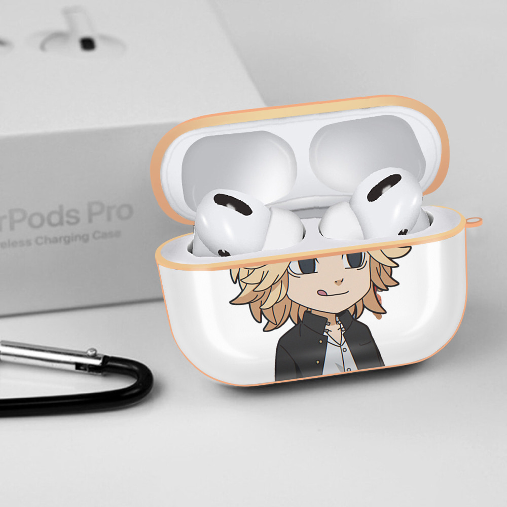 東京リベンジャーズ Tokyo Revengers 【AirPods Pro用】ハードシェル保護ケース｜耐衝撃・防指紋・カラビナ付き商品仕様
