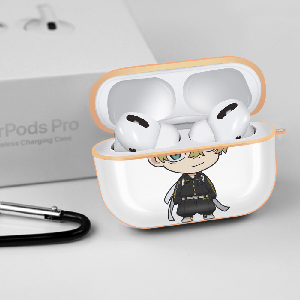 東京リベンジャーズ Tokyo Revengers 【AirPods Pro用】ハードシェル保護ケース｜耐衝撃・防指紋・カラビナ付き商品仕様