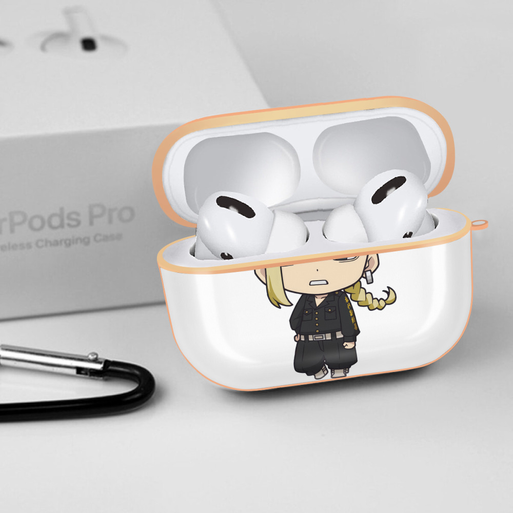東京リベンジャーズ Tokyo Revengers 【AirPods Pro用】ハードシェル保護ケース｜耐衝撃・防指紋・カラビナ付き商品仕様