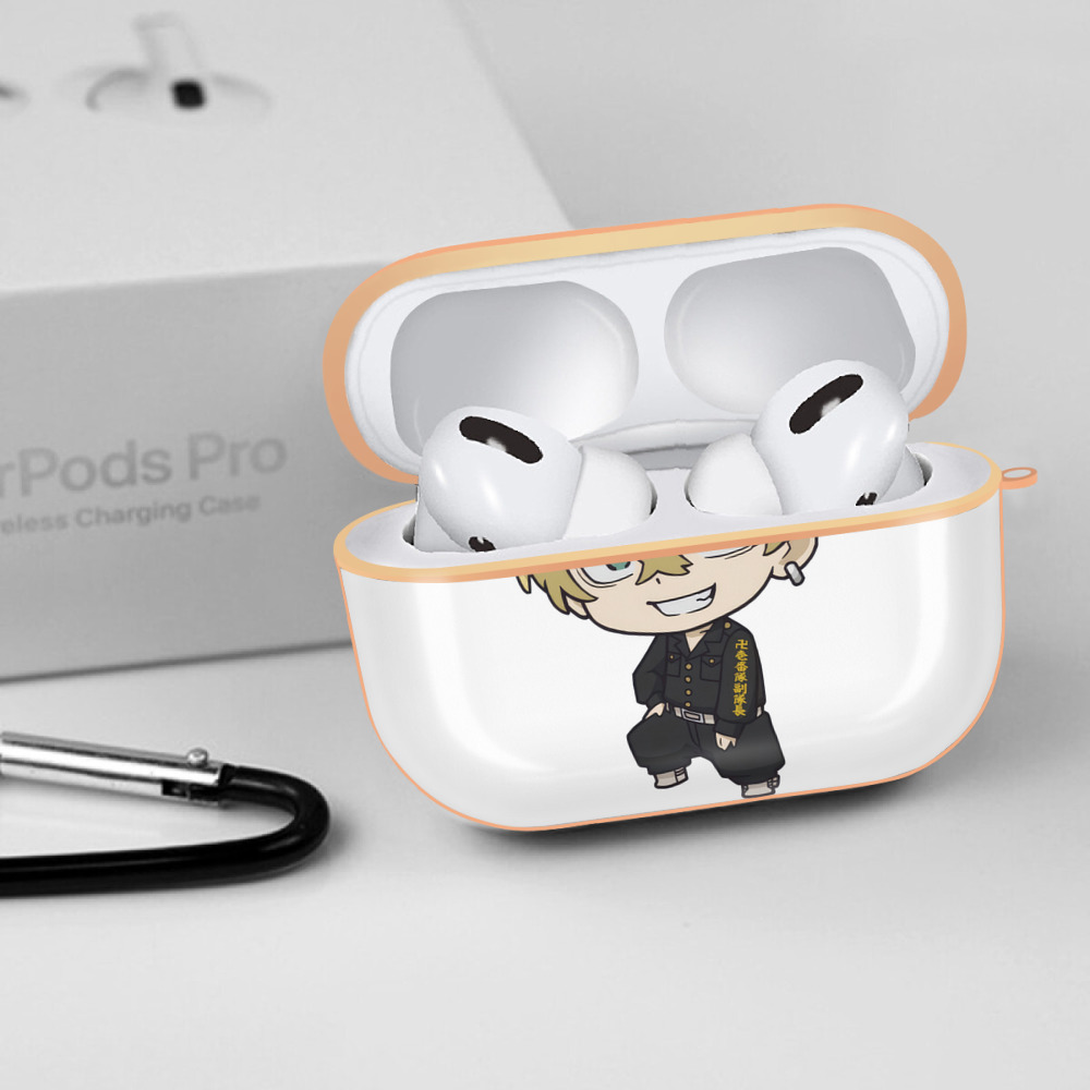 東京リベンジャーズ Tokyo Revengers 【AirPods Pro用】ハードシェル保護ケース｜耐衝撃・防指紋・カラビナ付き商品仕様