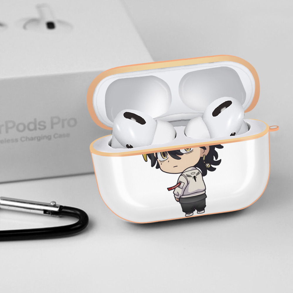 東京リベンジャーズ Tokyo Revengers 【AirPods Pro用】ハードシェル保護ケース｜耐衝撃・防指紋・カラビナ付き商品仕様