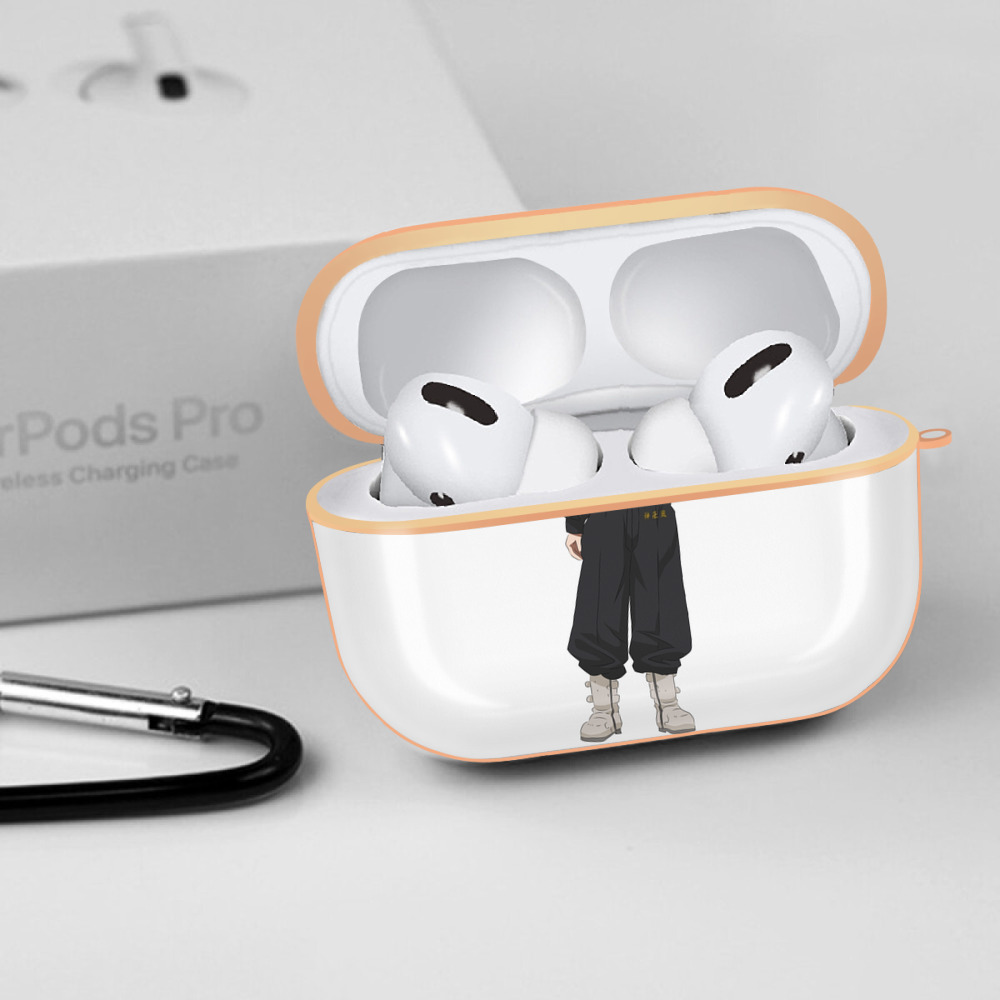 東京リベンジャーズ Tokyo Revengers 【AirPods Pro用】ハードシェル保護ケース｜耐衝撃・防指紋・カラビナ付き商品仕様