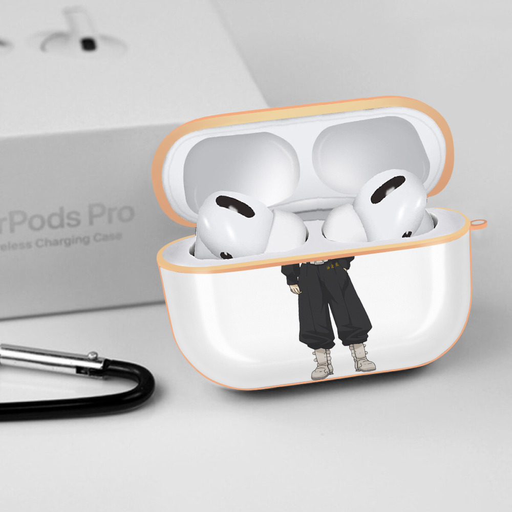 東京リベンジャーズ Tokyo Revengers 【AirPods Pro用】ハードシェル保護ケース｜耐衝撃・防指紋・カラビナ付き商品仕様