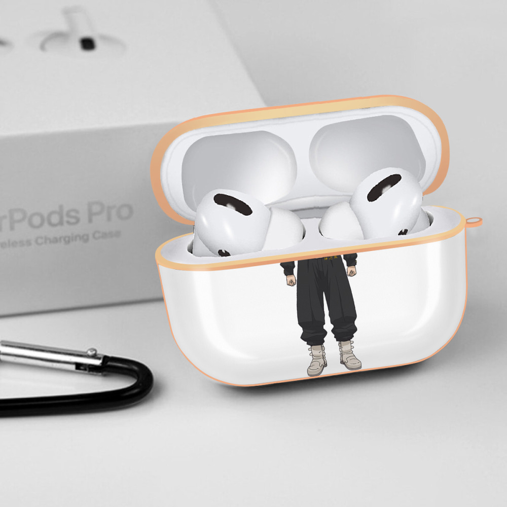 東京リベンジャーズ Tokyo Revengers 【AirPods Pro用】ハードシェル保護ケース｜耐衝撃・防指紋・カラビナ付き商品仕様