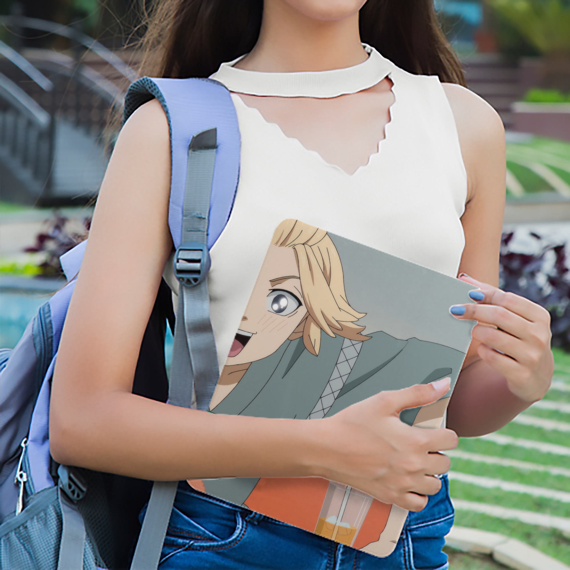 東京リベンジャーズ Tokyo Revengers IPad ケース ブック型 PUレザー TPU 耐衝撃 軽量 薄型 ペン収納なし 全面保護 IPad 各モデル対応