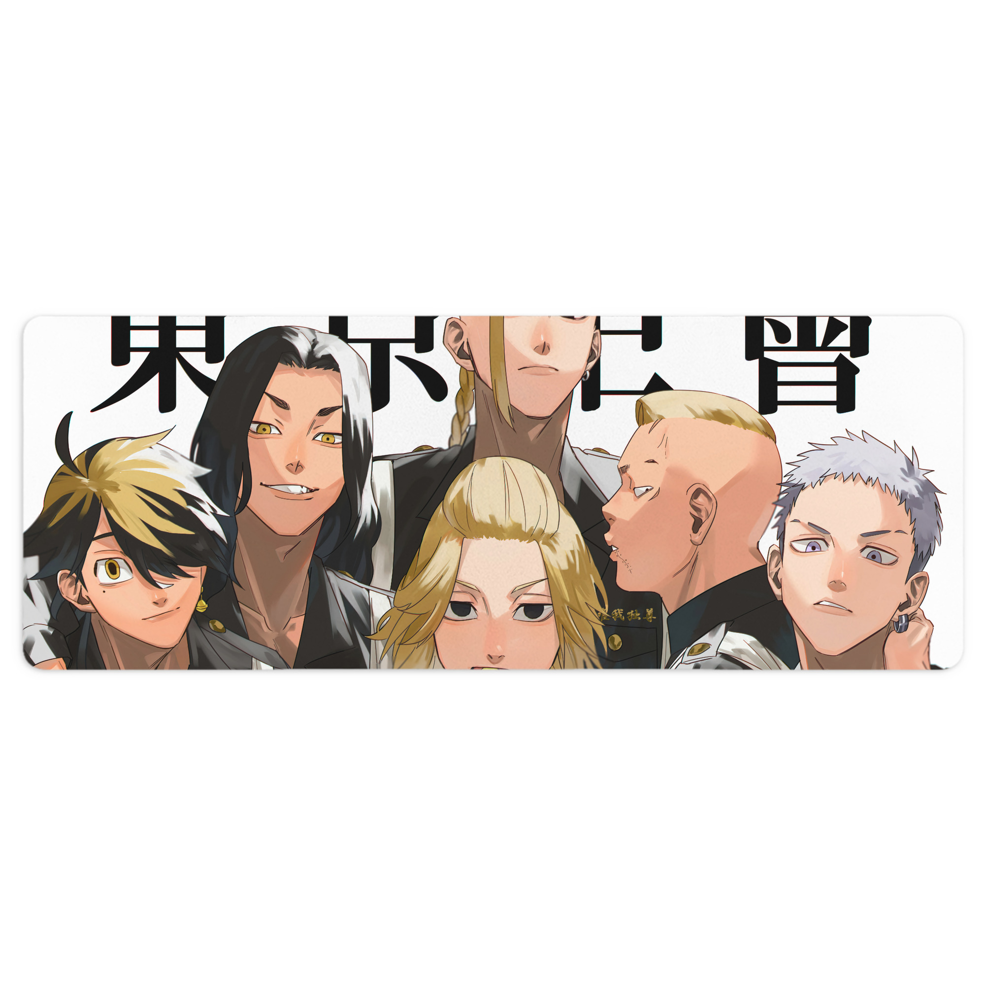（画像用） 東京リベンジャーズ Tokyo Revengers ステッチ加工 大判デスクマット／滑り止めマウスパッド