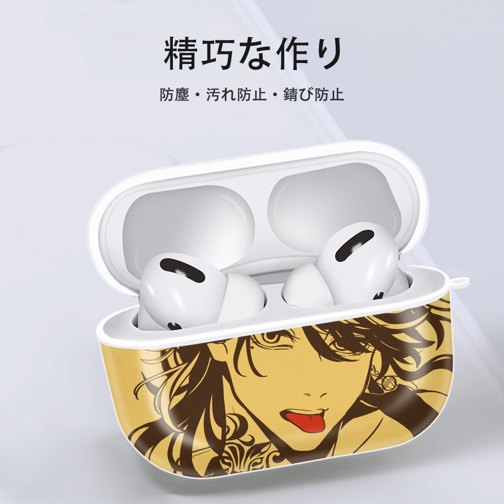 東京リベンジャーズ Tokyo Revengers 【AirPods Pro用】ハードシェル保護ケース 耐衝撃・防指紋・カラビナ付き商品仕様