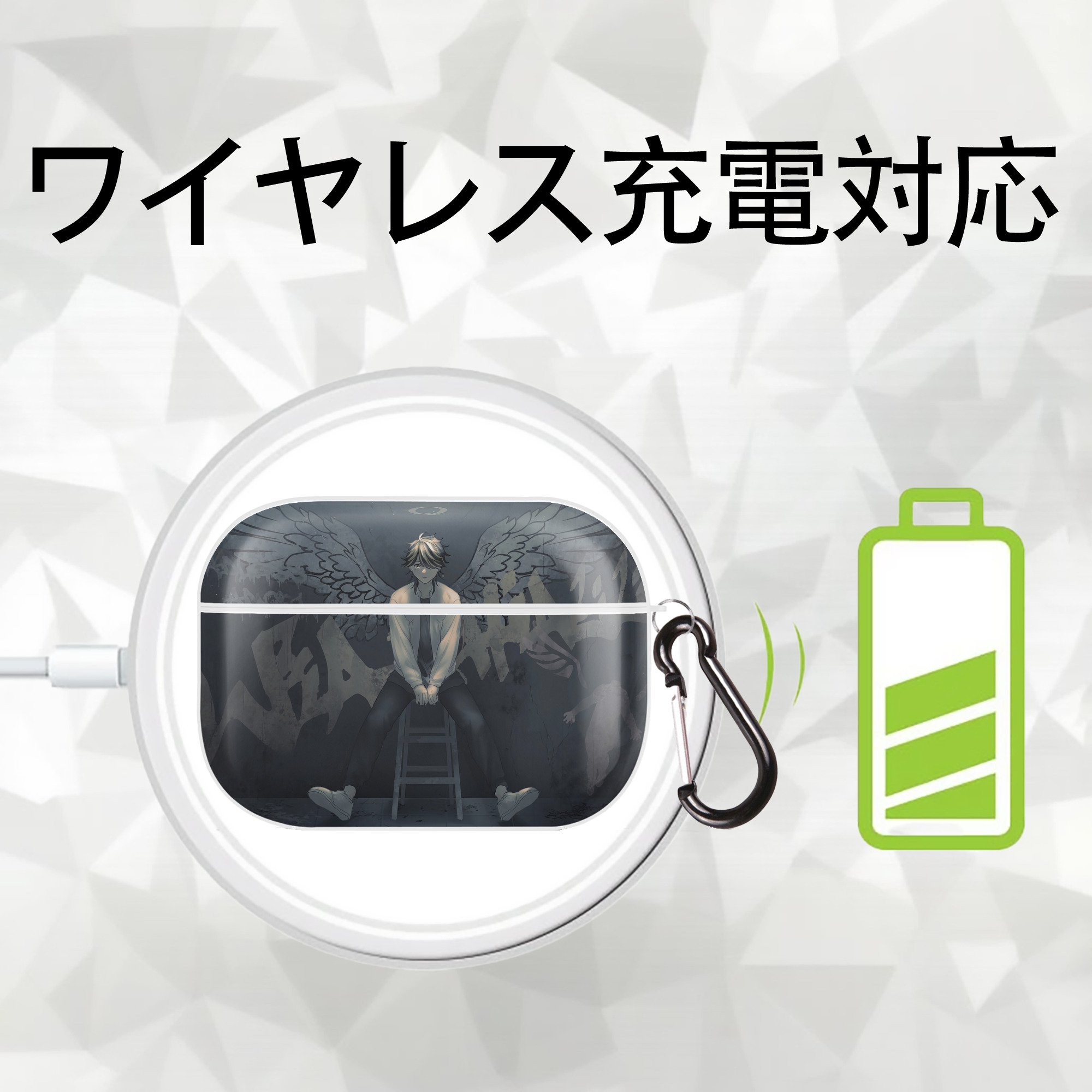 東京リベンジャーズ Tokyo Revengers 【AirPods Pro用】ハードシェル保護ケース 耐衝撃・防指紋・カラビナ付き商品仕様