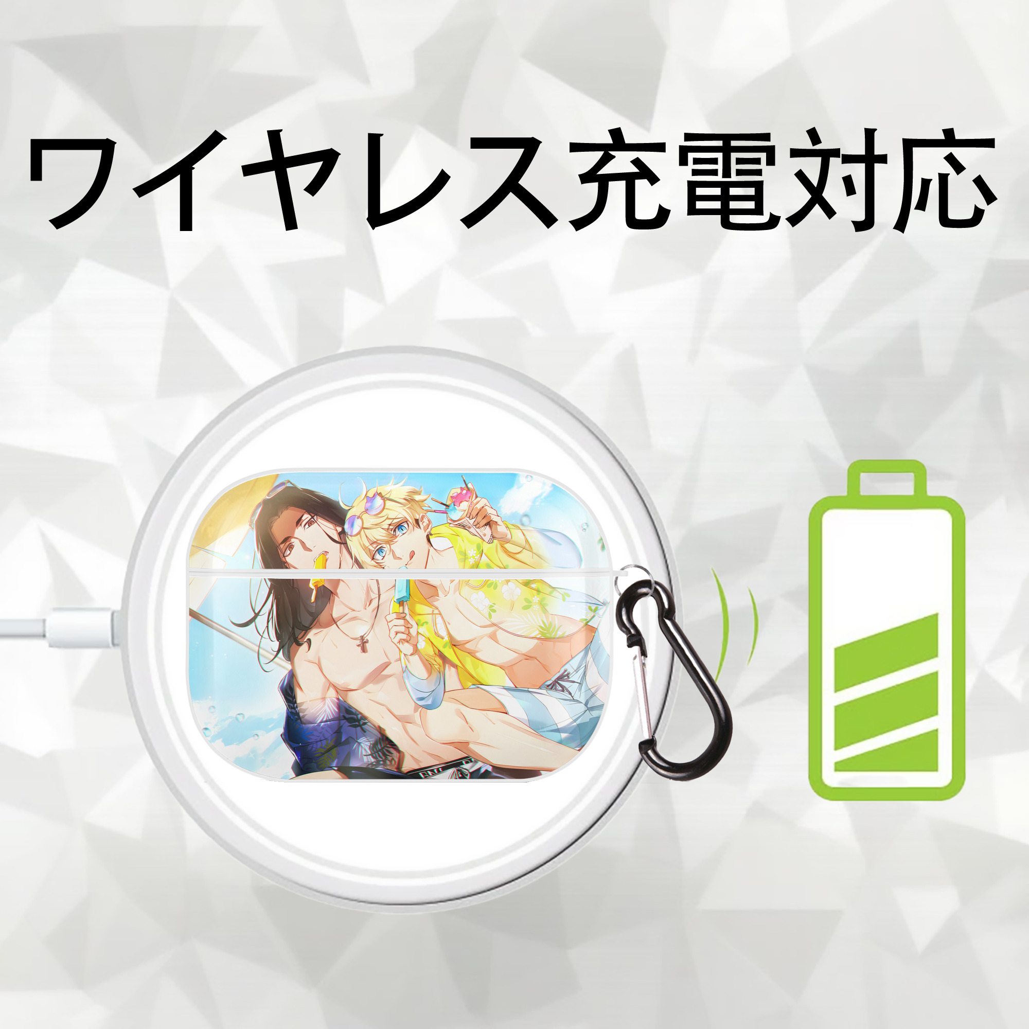 東京リベンジャーズ Tokyo Revengers 【AirPods Pro用】ハードシェル保護ケース 耐衝撃・防指紋・カラビナ付き商品仕様