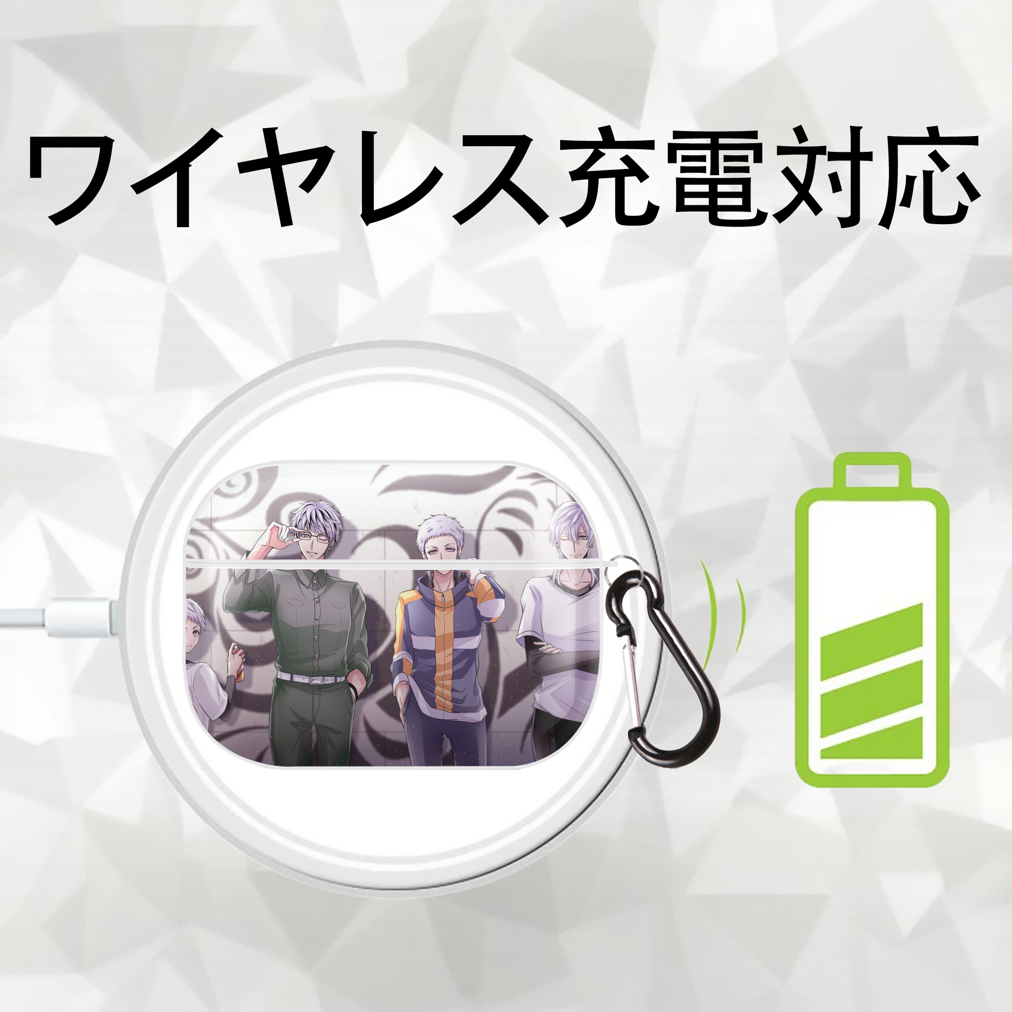 東京リベンジャーズ Tokyo Revengers 【AirPods Pro用】ハードシェル保護ケース 耐衝撃・防指紋・カラビナ付き商品仕様
