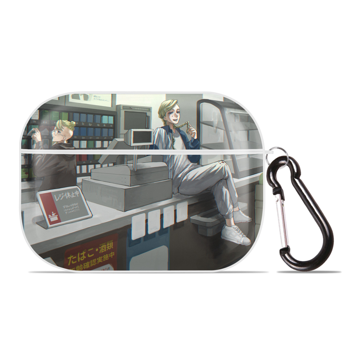 （画像用） 東京リベンジャーズ Tokyo Revengers 【AirPods Pro用】ハードシェル保護ケース 耐衝撃・防指紋・カラビナ付き商品仕様
