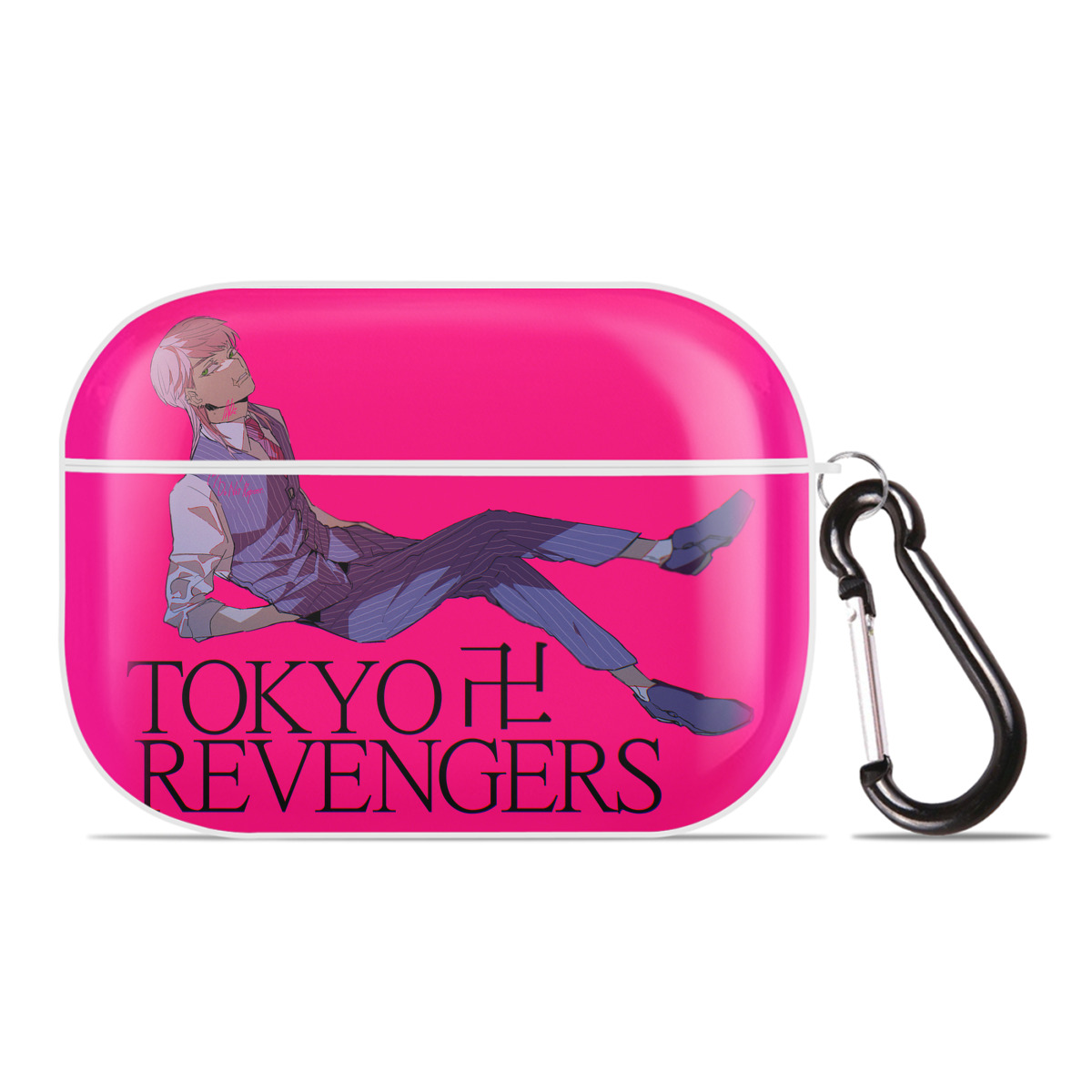 （画像用） 東京リベンジャーズ Tokyo Revengers 【AirPods Pro用】ハードシェル保護ケース 耐衝撃・防指紋・カラビナ付き商品仕様