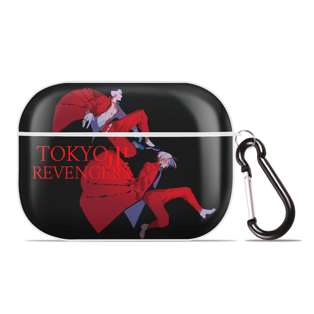 （画像用） 東京リベンジャーズ Tokyo Revengers 【AirPods Pro用】ハードシェル保護ケース 耐衝撃・防指紋・カラビナ付き商品仕様