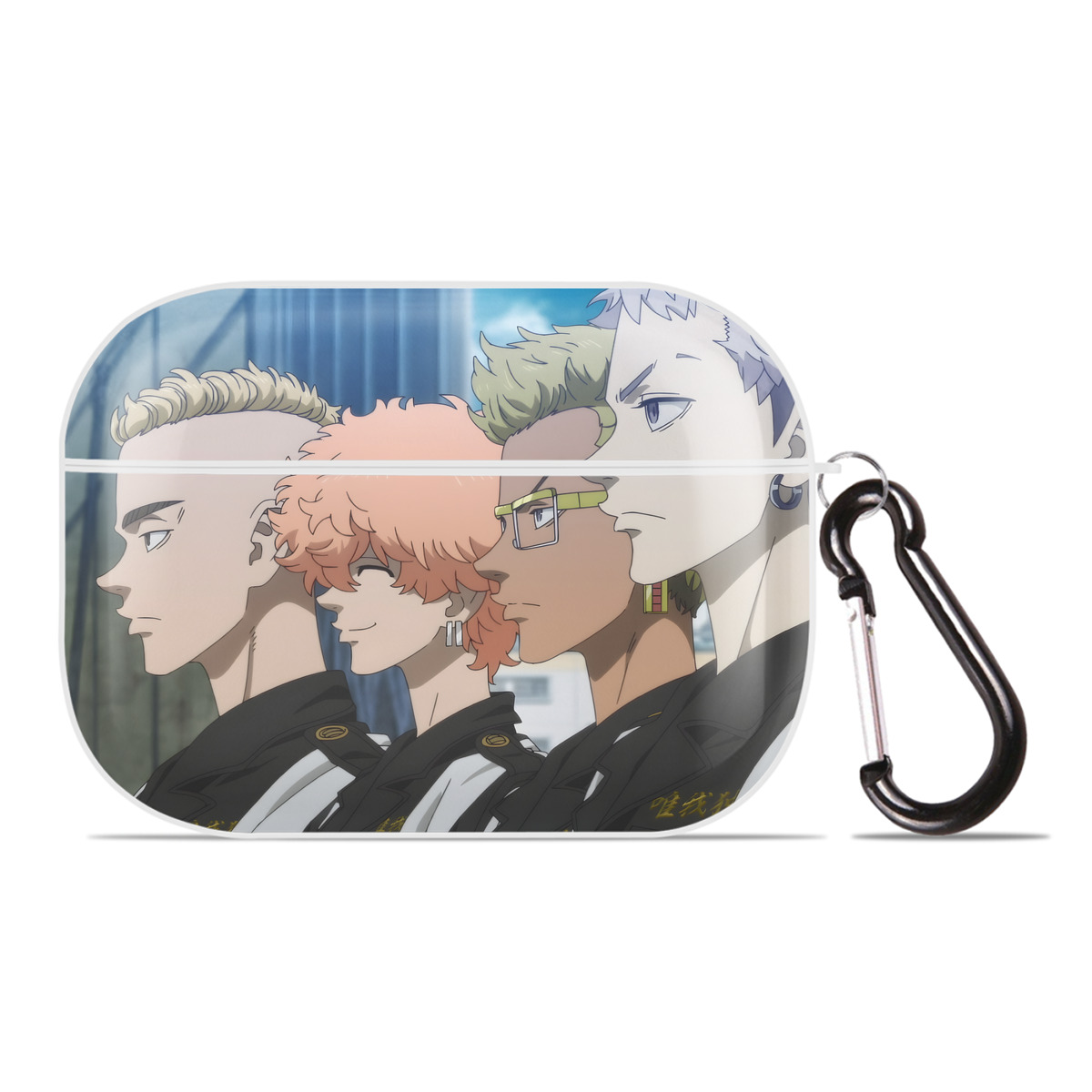 （画像用） 東京リベンジャーズ Tokyo Revengers 【AirPods Pro用】ハードシェル保護ケース 耐衝撃・防指紋・カラビナ付き商品仕様