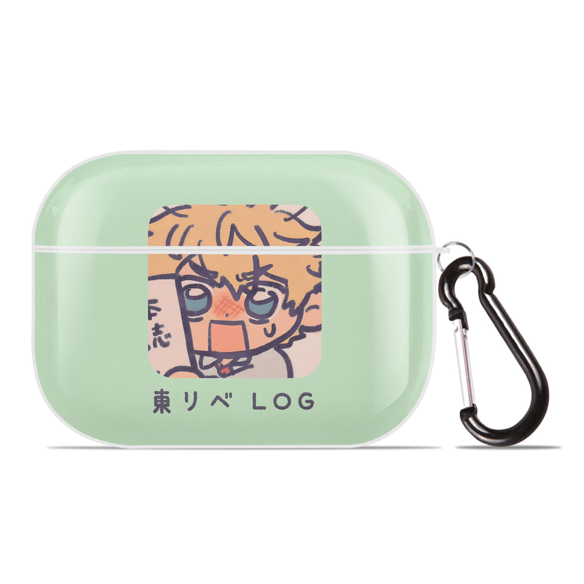 （画像用） 東京リベンジャーズ Tokyo Revengers 【AirPods Pro用】ハードシェル保護ケース 耐衝撃・防指紋・カラビナ付き商品仕様