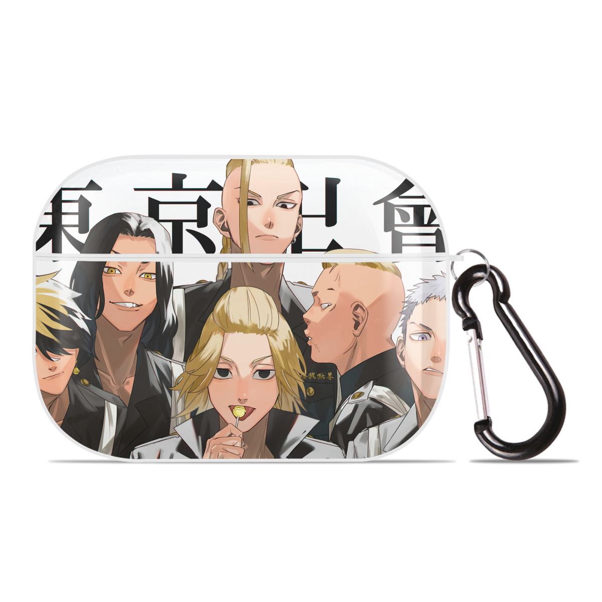 （画像用） 東京リベンジャーズ Tokyo Revengers 【AirPods Pro用】ハードシェル保護ケース 耐衝撃・防指紋・カラビナ付き商品仕様