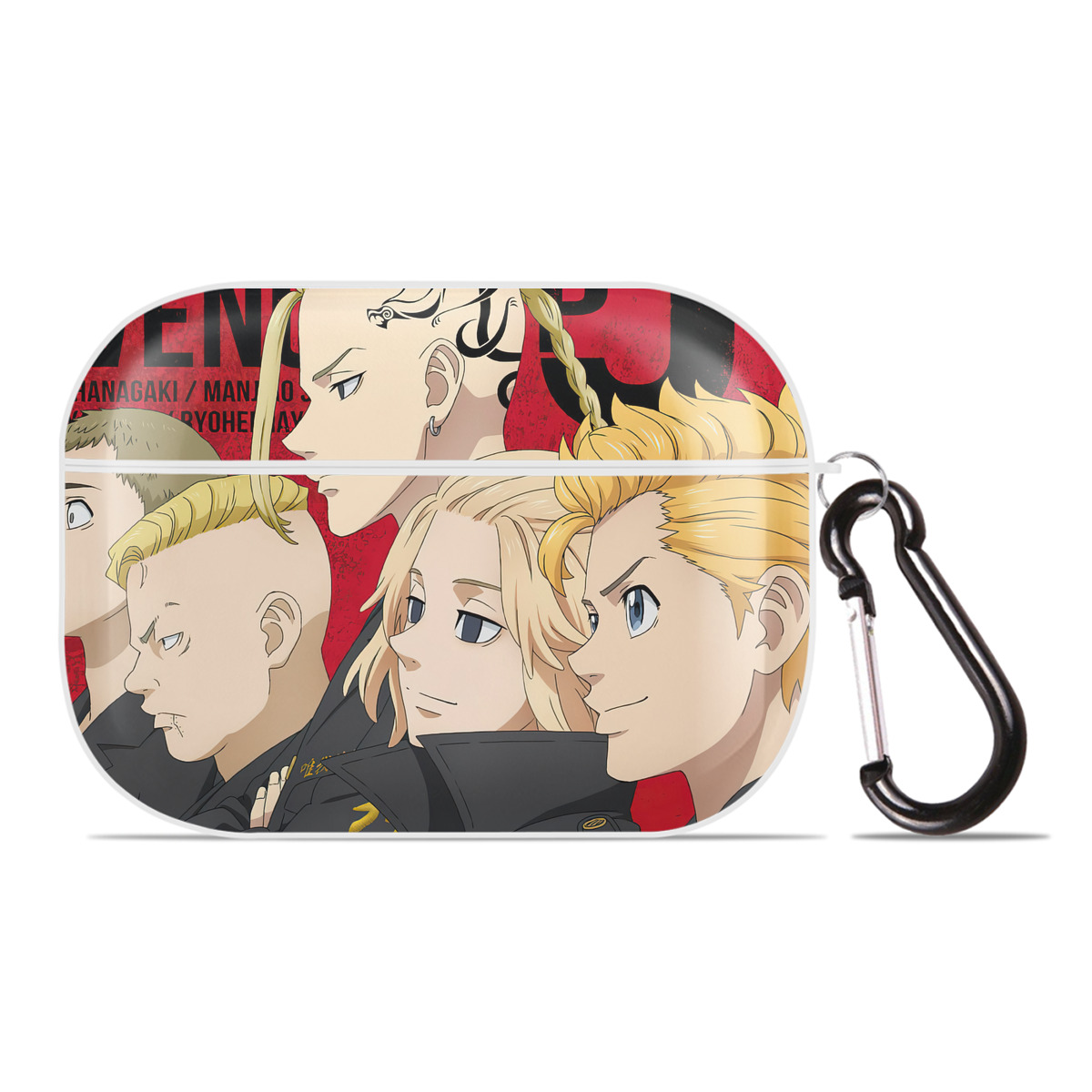 （画像用） 東京リベンジャーズ Tokyo Revengers 【AirPods Pro用】ハードシェル保護ケース 耐衝撃・防指紋・カラビナ付き商品仕様