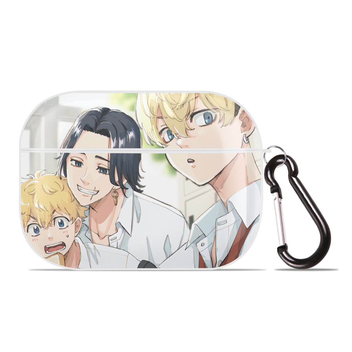 （画像用） 東京リベンジャーズ Tokyo Revengers 【AirPods Pro用】ハードシェル保護ケース 耐衝撃・防指紋・カラビナ付き商品仕様