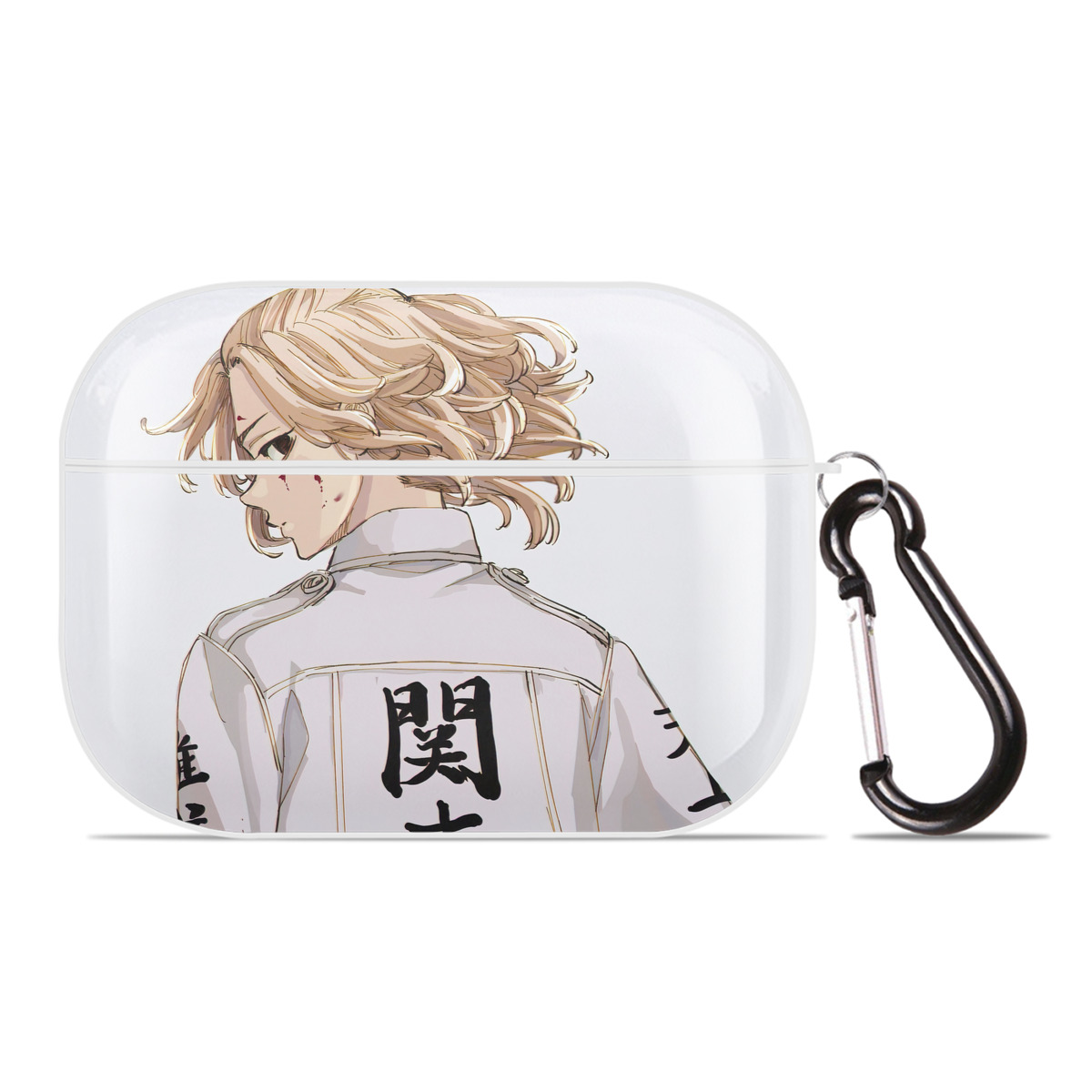 （画像用） 東京リベンジャーズ Tokyo Revengers 【AirPods Pro用】ハードシェル保護ケース 耐衝撃・防指紋・カラビナ付き商品仕様