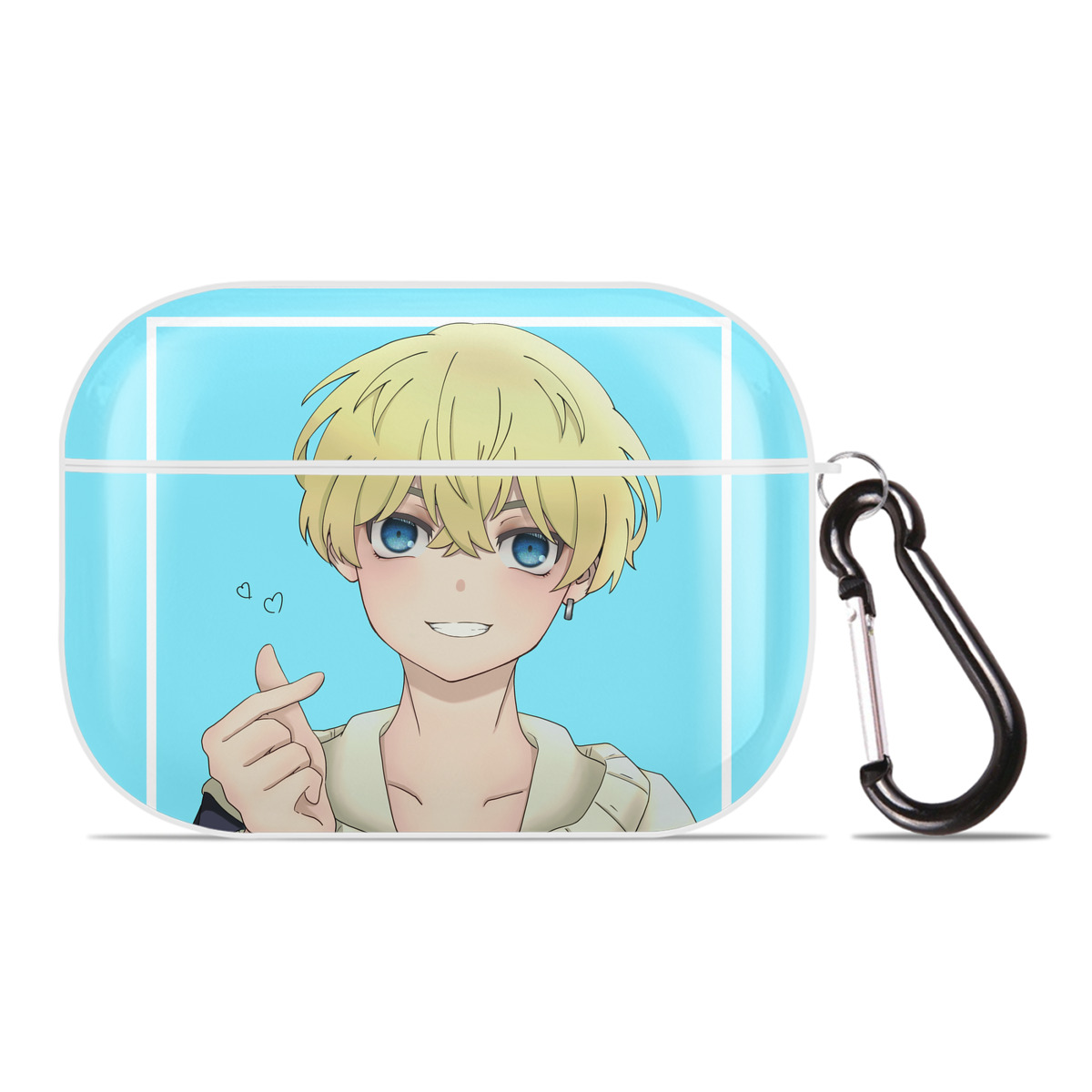 （画像用） 東京リベンジャーズ Tokyo Revengers 【AirPods Pro用】ハードシェル保護ケース 耐衝撃・防指紋・カラビナ付き商品仕様