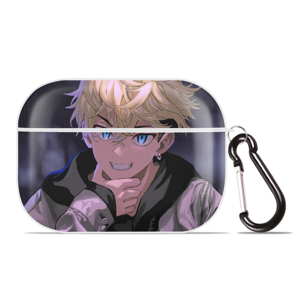（画像用） 東京リベンジャーズ Tokyo Revengers 【AirPods Pro用】ハードシェル保護ケース 耐衝撃・防指紋・カラビナ付き商品仕様