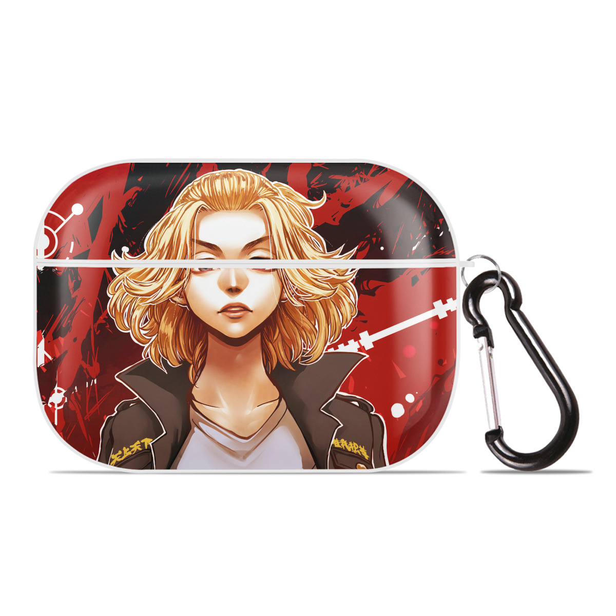 （画像用） 東京リベンジャーズ Tokyo Revengers 【AirPods Pro用】ハードシェル保護ケース 耐衝撃・防指紋・カラビナ付き商品仕様