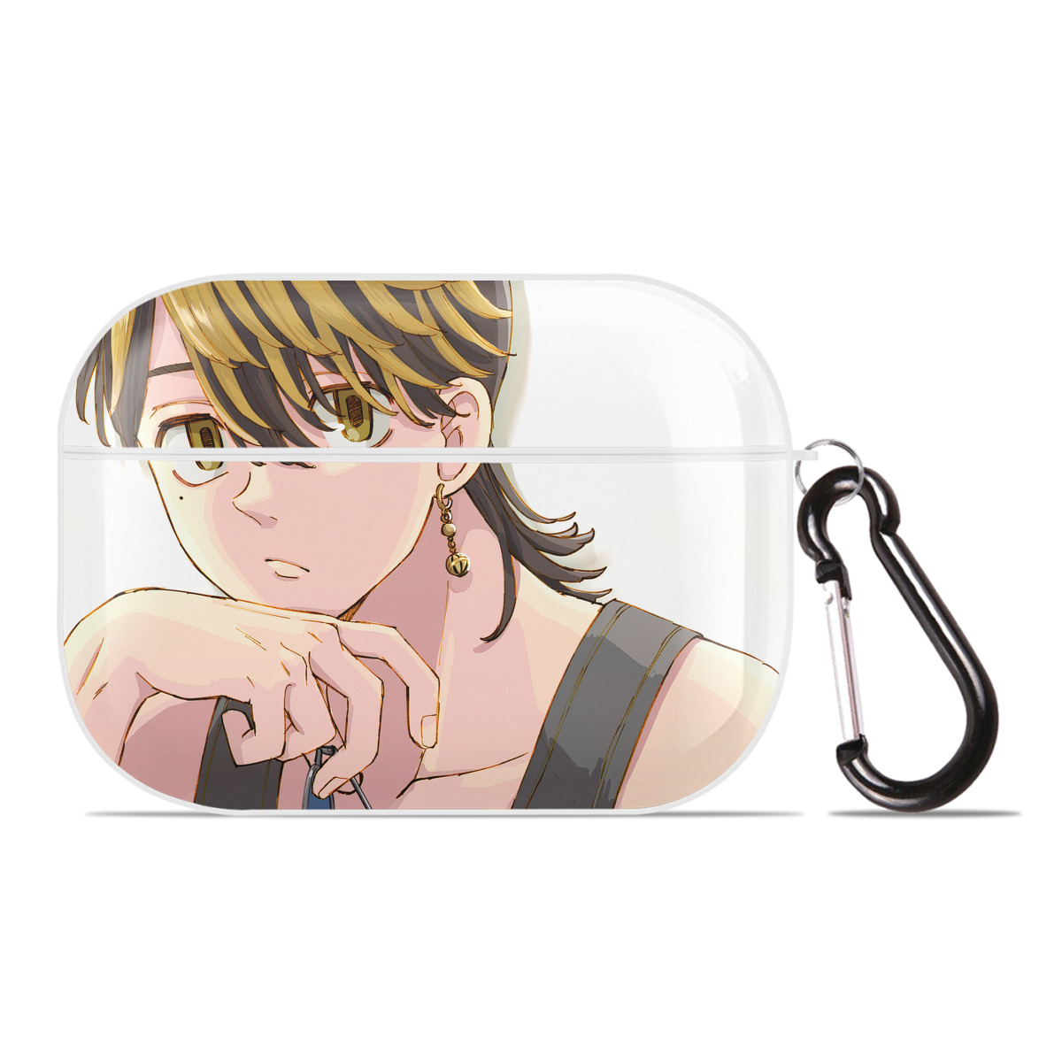 （画像用） 東京リベンジャーズ Tokyo Revengers 【AirPods Pro用】ハードシェル保護ケース 耐衝撃・防指紋・カラビナ付き商品仕様