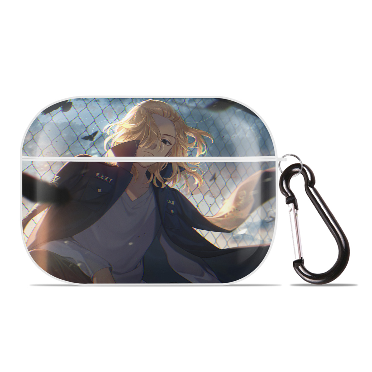 （画像用） 東京リベンジャーズ Tokyo Revengers 【AirPods Pro用】ハードシェル保護ケース 耐衝撃・防指紋・カラビナ付き商品仕様