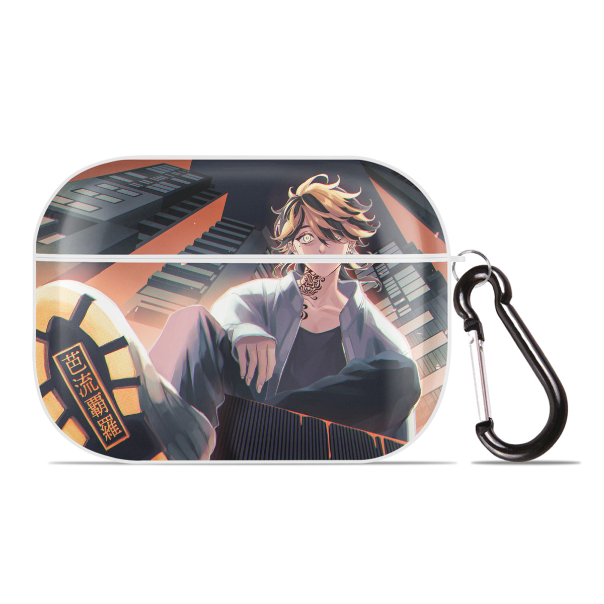 （画像用） 東京リベンジャーズ Tokyo Revengers 【AirPods Pro用】ハードシェル保護ケース 耐衝撃・防指紋・カラビナ付き商品仕様