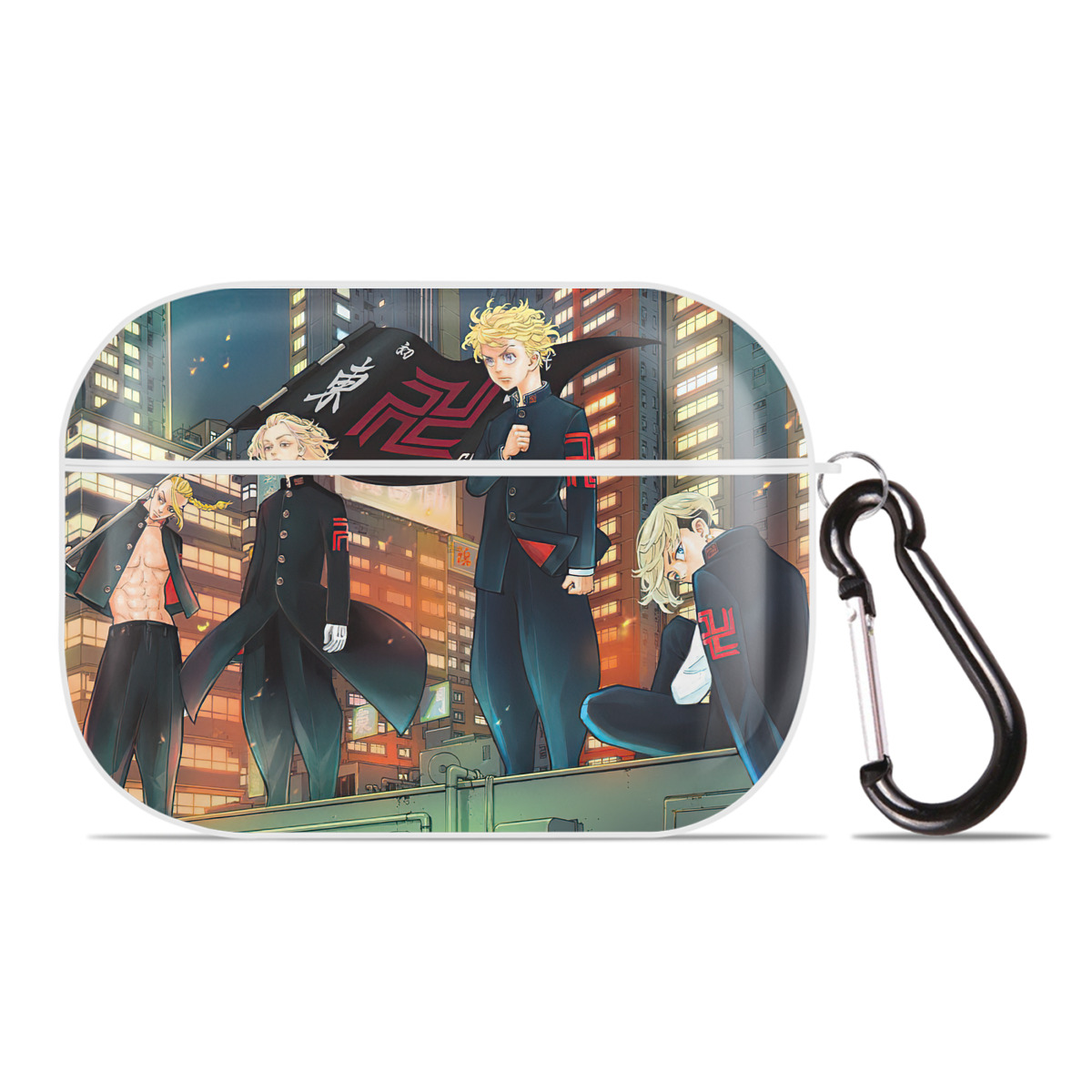 （画像用） 東京リベンジャーズ Tokyo Revengers 【AirPods Pro用】ハードシェル保護ケース 耐衝撃・防指紋・カラビナ付き商品仕様