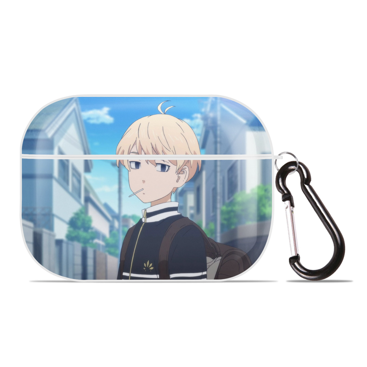 （画像用） 東京リベンジャーズ Tokyo Revengers 【AirPods Pro用】ハードシェル保護ケース 耐衝撃・防指紋・カラビナ付き商品仕様