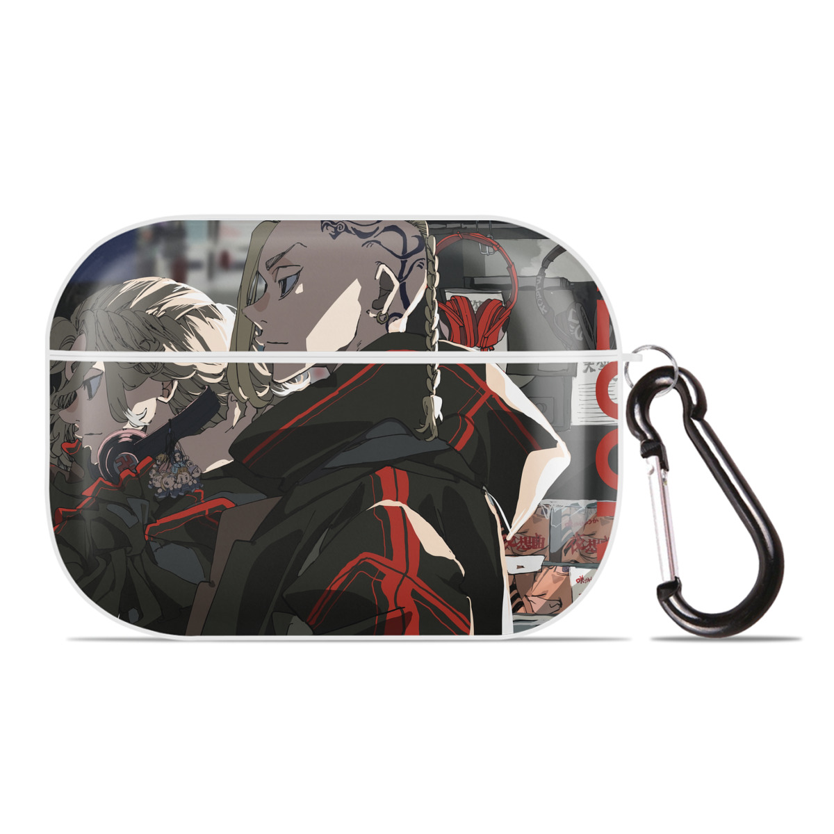 （画像用） 東京リベンジャーズ Tokyo Revengers 【AirPods Pro用】ハードシェル保護ケース 耐衝撃・防指紋・カラビナ付き商品仕様