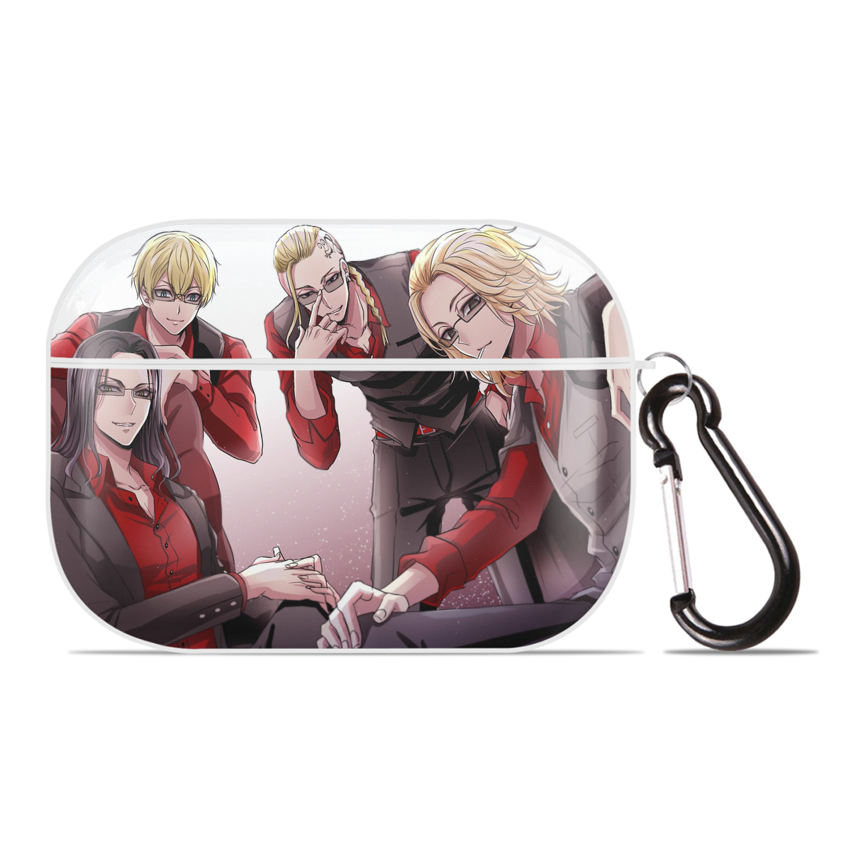（画像用） 東京リベンジャーズ Tokyo Revengers 【AirPods Pro用】ハードシェル保護ケース 耐衝撃・防指紋・カラビナ付き商品仕様