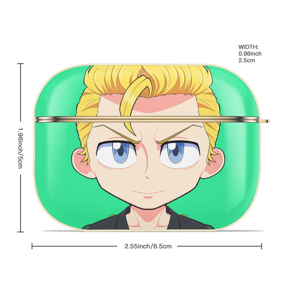 東京リベンジャーズ Tokyo Revengers 【AirPods Pro用】ハードシェル保護ケース｜耐衝撃・防指紋・カラビナ付き商品仕様