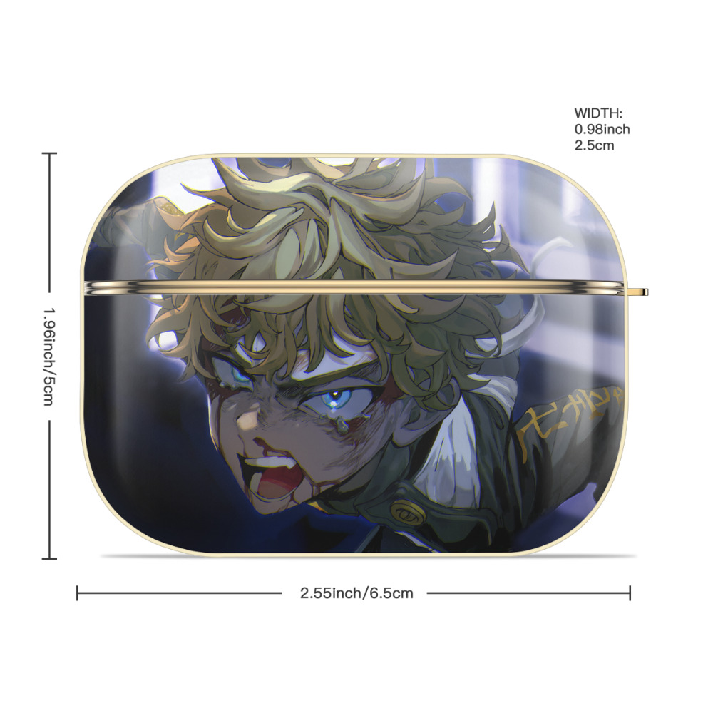東京リベンジャーズ Tokyo Revengers 【AirPods Pro用】ハードシェル保護ケース｜耐衝撃・防指紋・カラビナ付き商品仕様