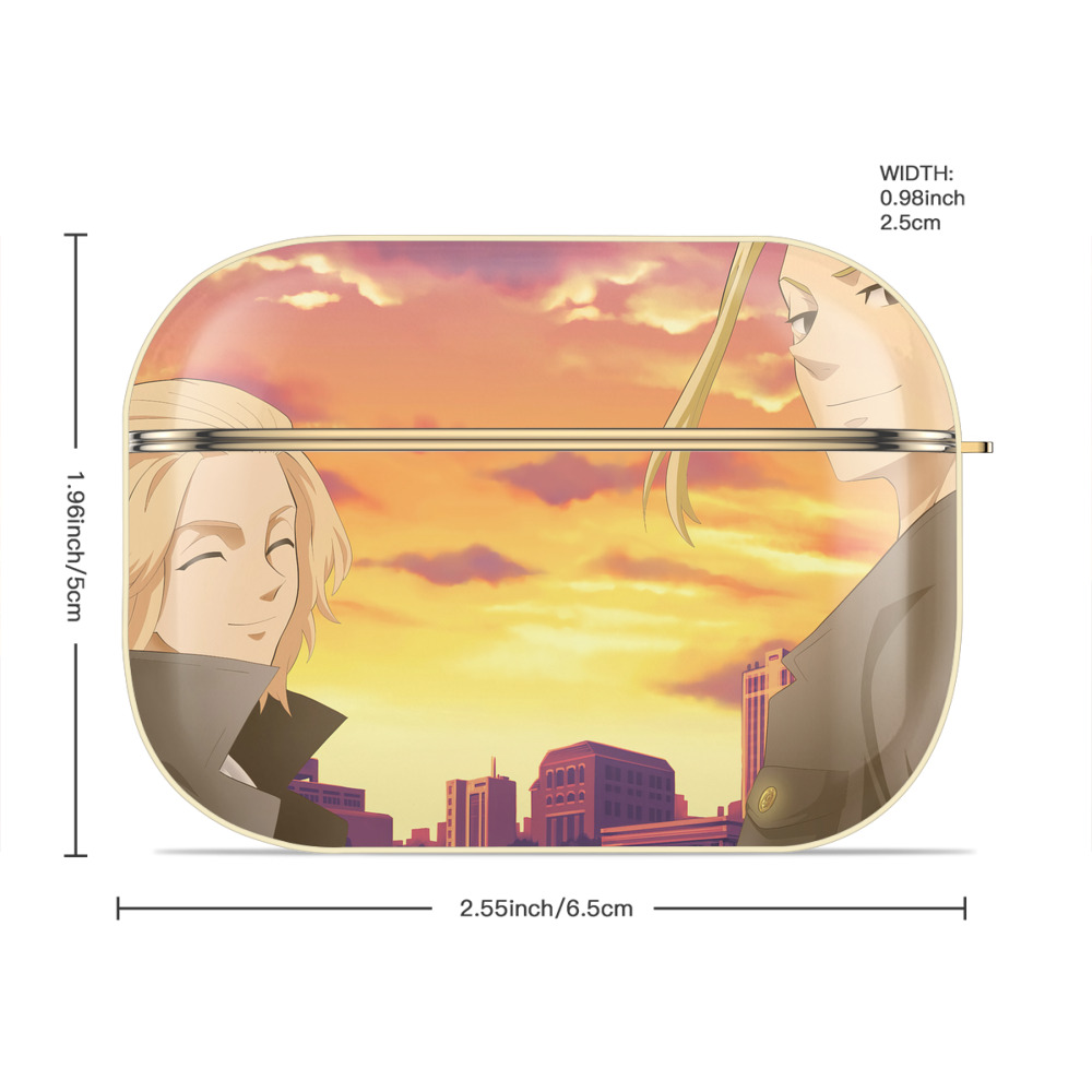 東京リベンジャーズ Tokyo Revengers 【AirPods Pro用】ハードシェル保護ケース｜耐衝撃・防指紋・カラビナ付き商品仕様