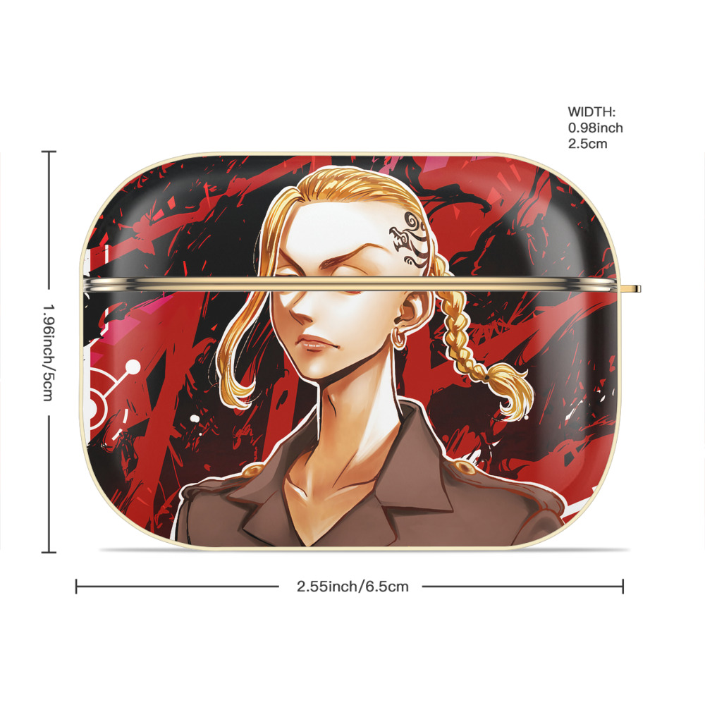 東京リベンジャーズ Tokyo Revengers 【AirPods Pro用】ハードシェル保護ケース｜耐衝撃・防指紋・カラビナ付き商品仕様